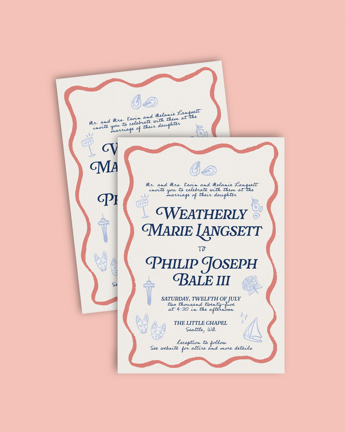 Custom Wedding Invitation Suite