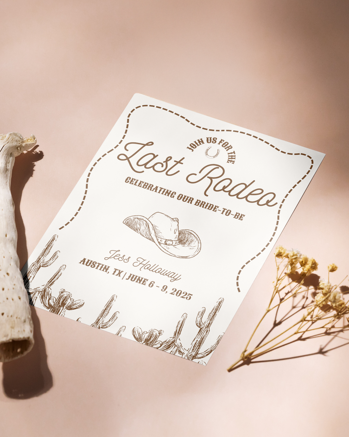 Custom Bachelorette Stationery