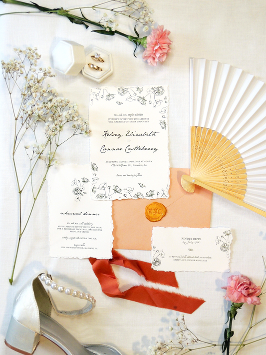 Custom Wedding Invitation Suite