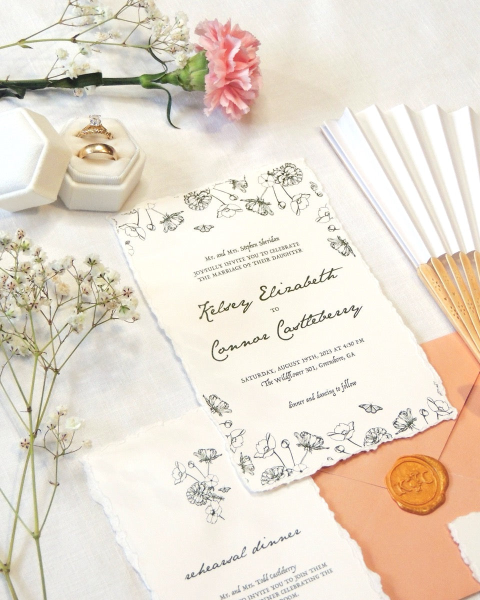 Custom Wedding Invitation Suite