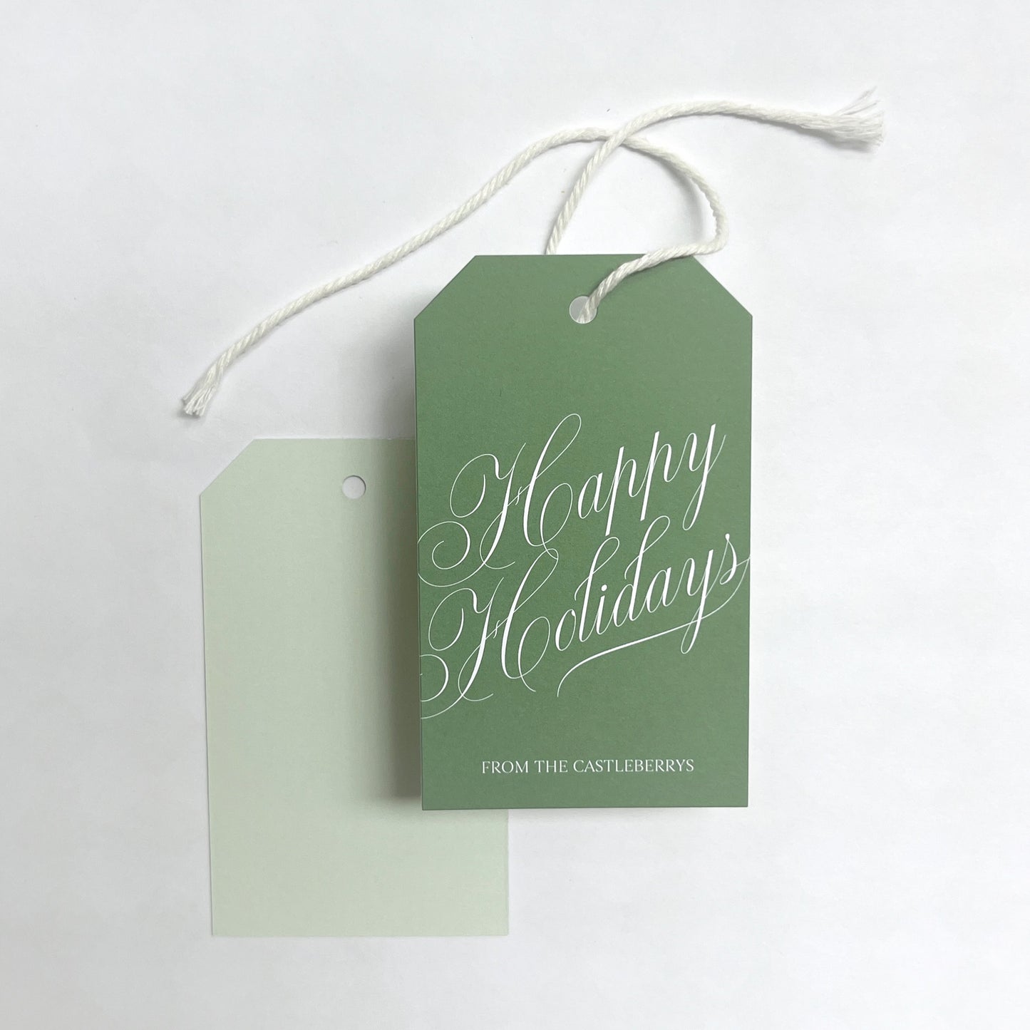 Happy Holidays Gift Tag
