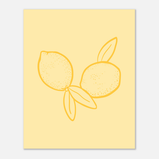 Amalfi Lemons Print