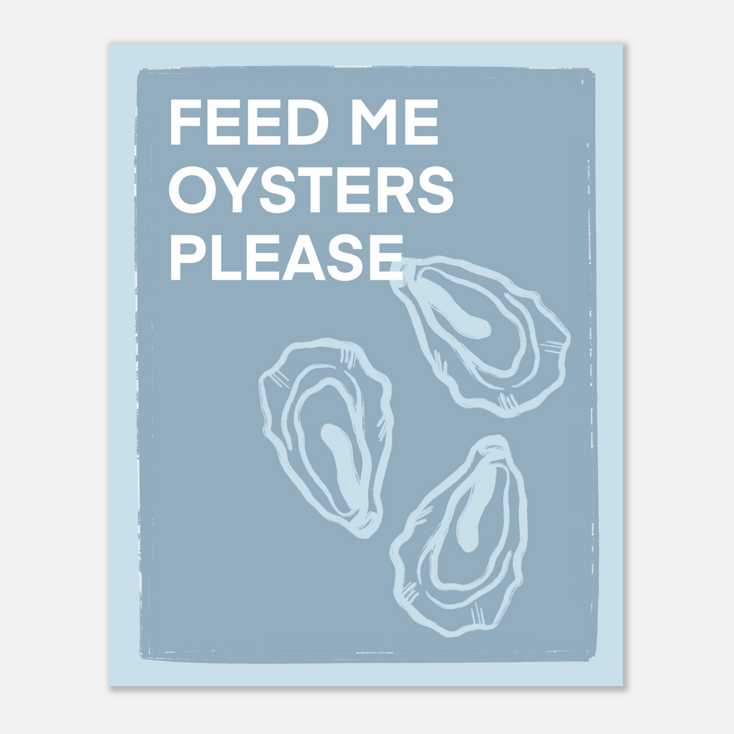 Happy Oysters Print