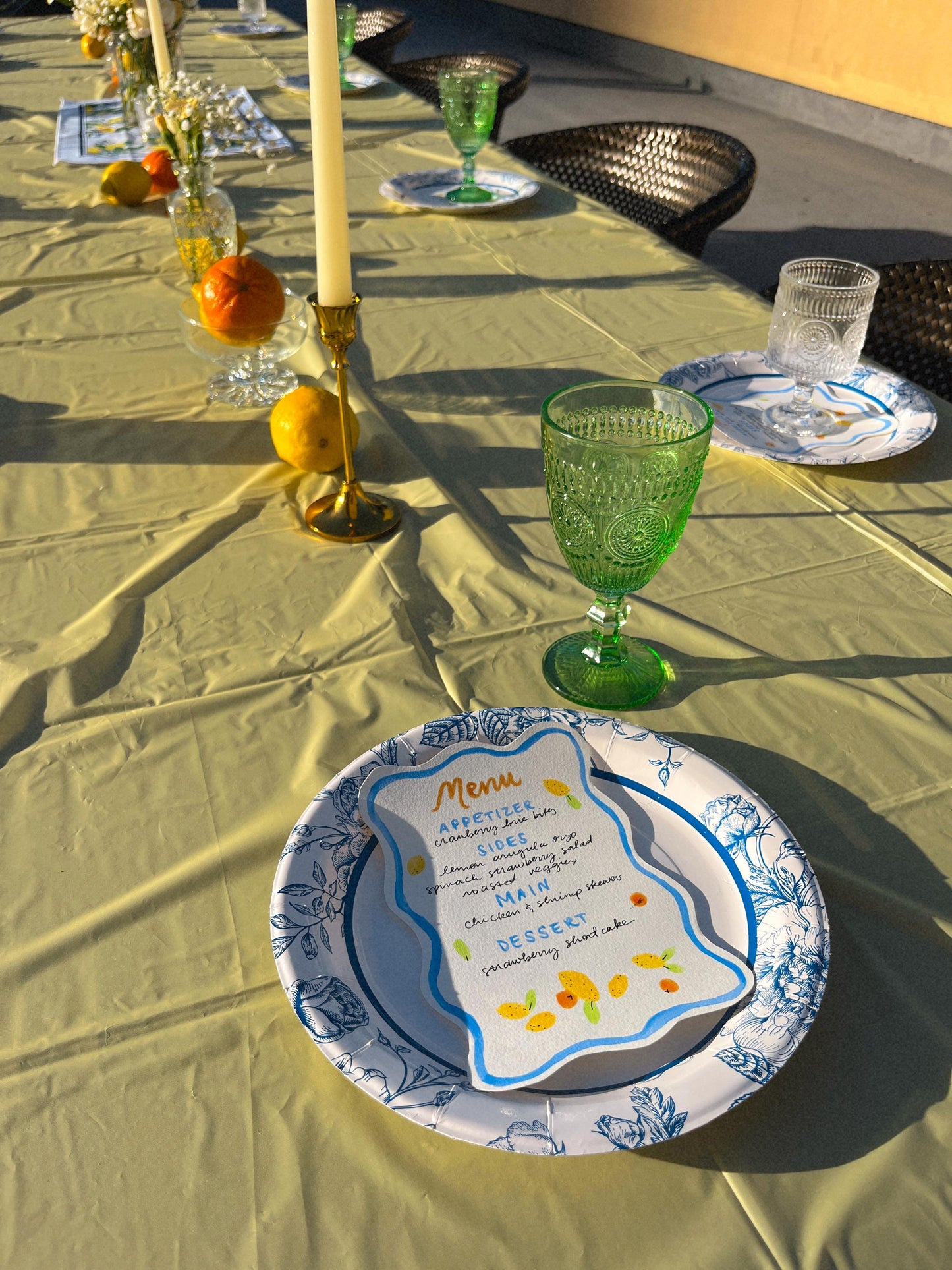 Italian Dinner Party Menu