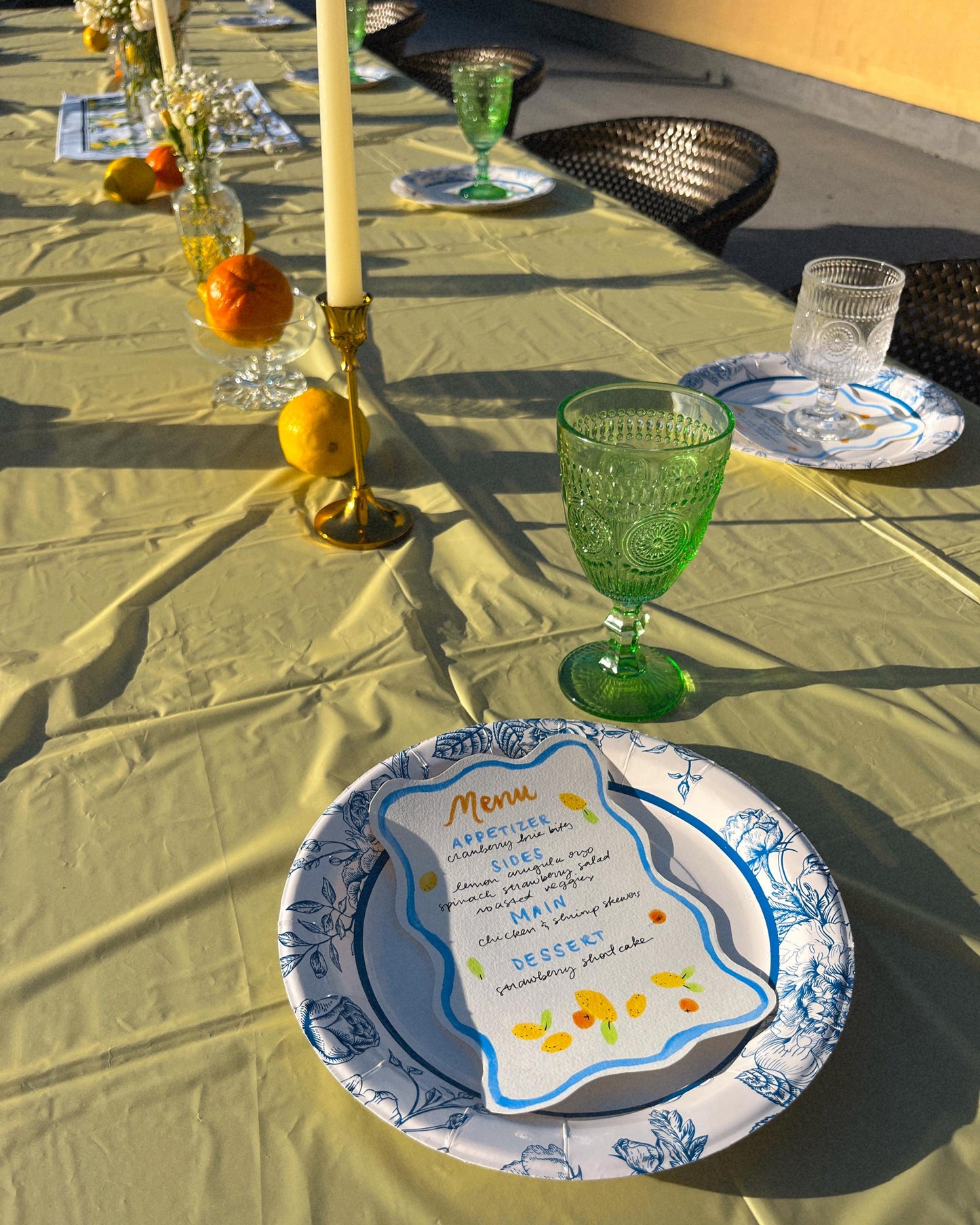 Italian Dinner Party Menu