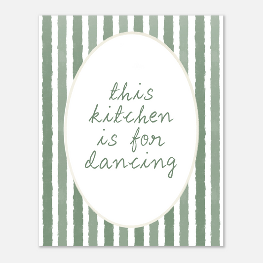 Kitchen Dancing Print