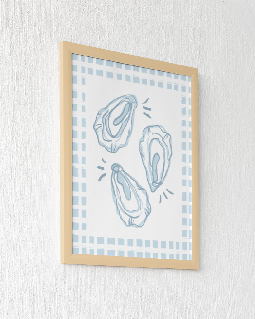 Happy Oysters Print