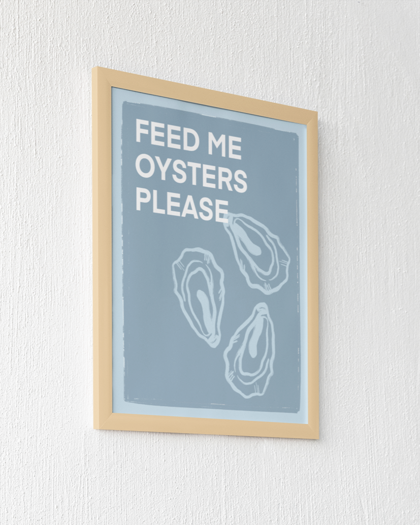 Happy Oysters Print