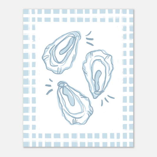 Happy Oysters Print