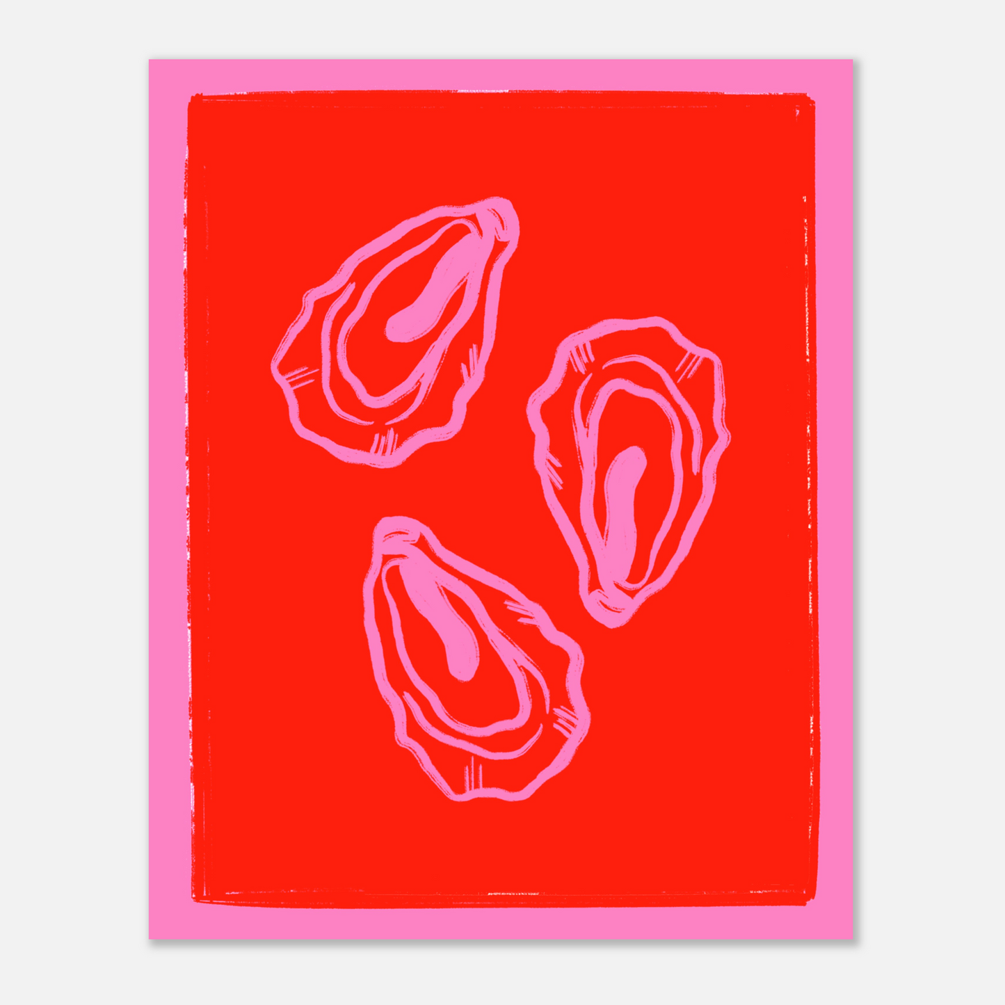 Happy Oysters Print