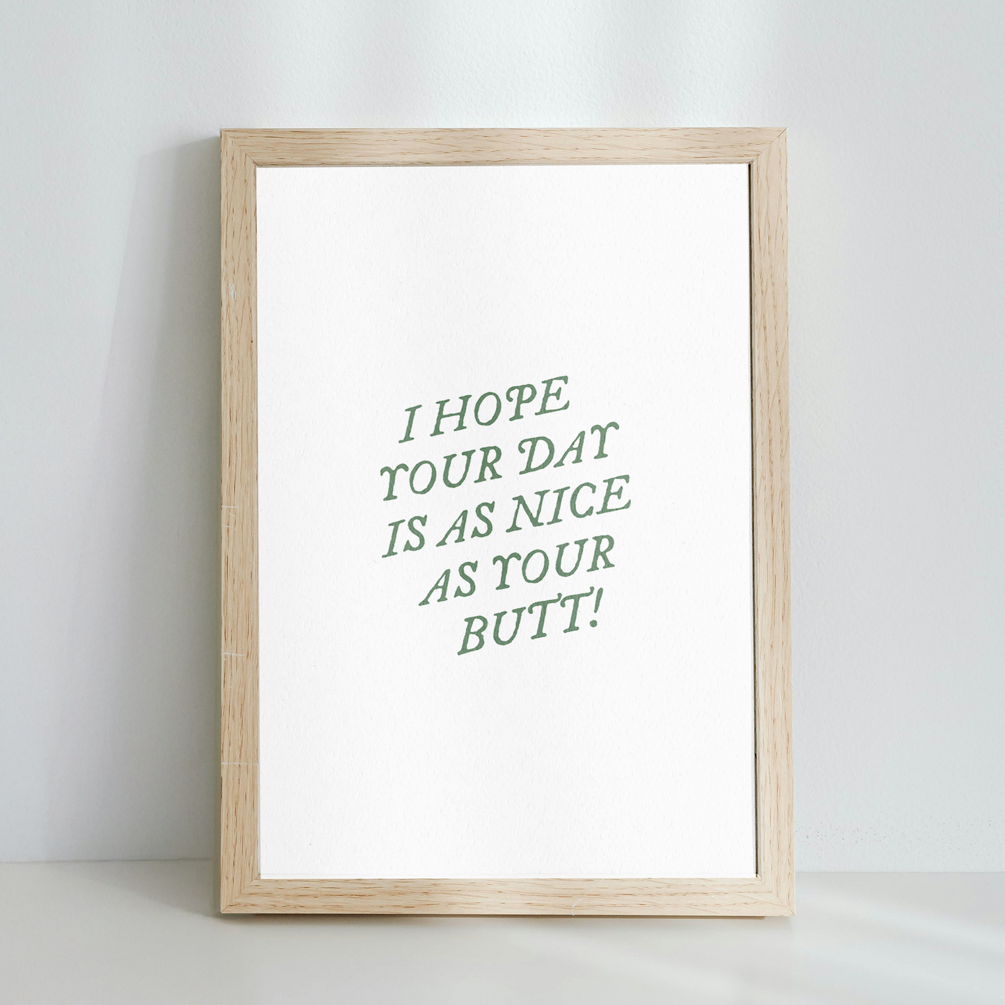 Nice Butt Print
