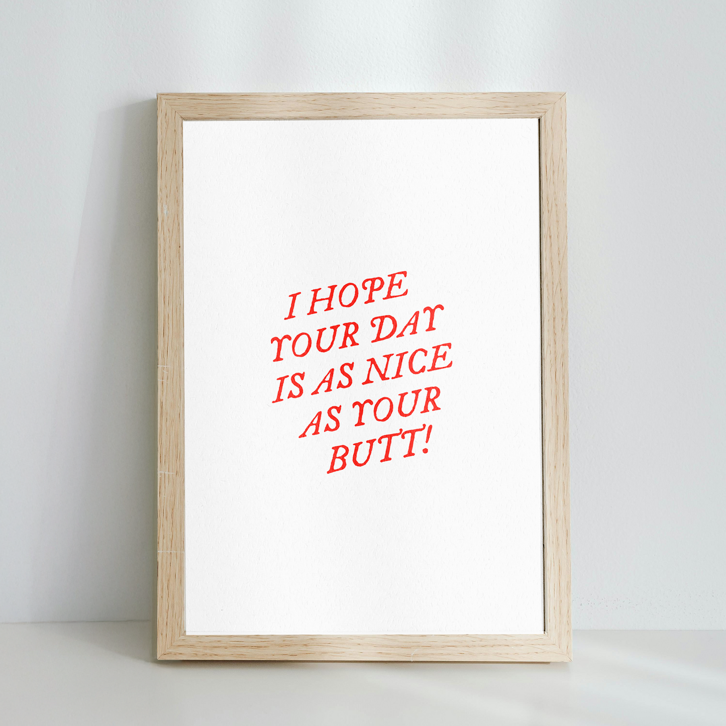 Nice Butt Print