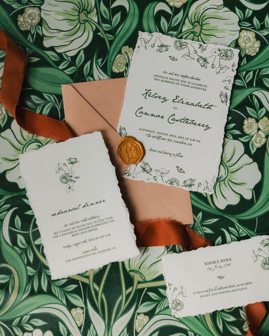 Custom Wedding Invitation Suite