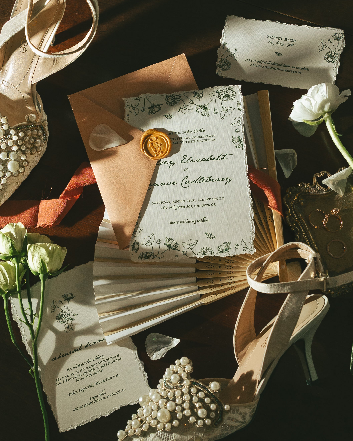 Custom Wedding Invitation Suite