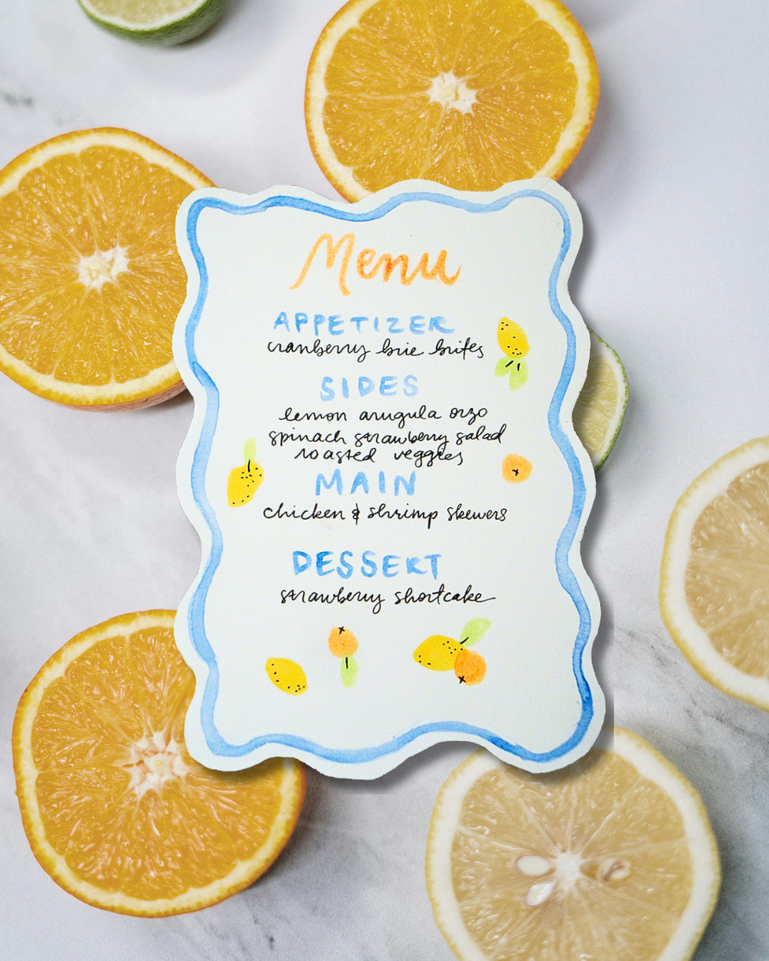 Italian Dinner Party Menu