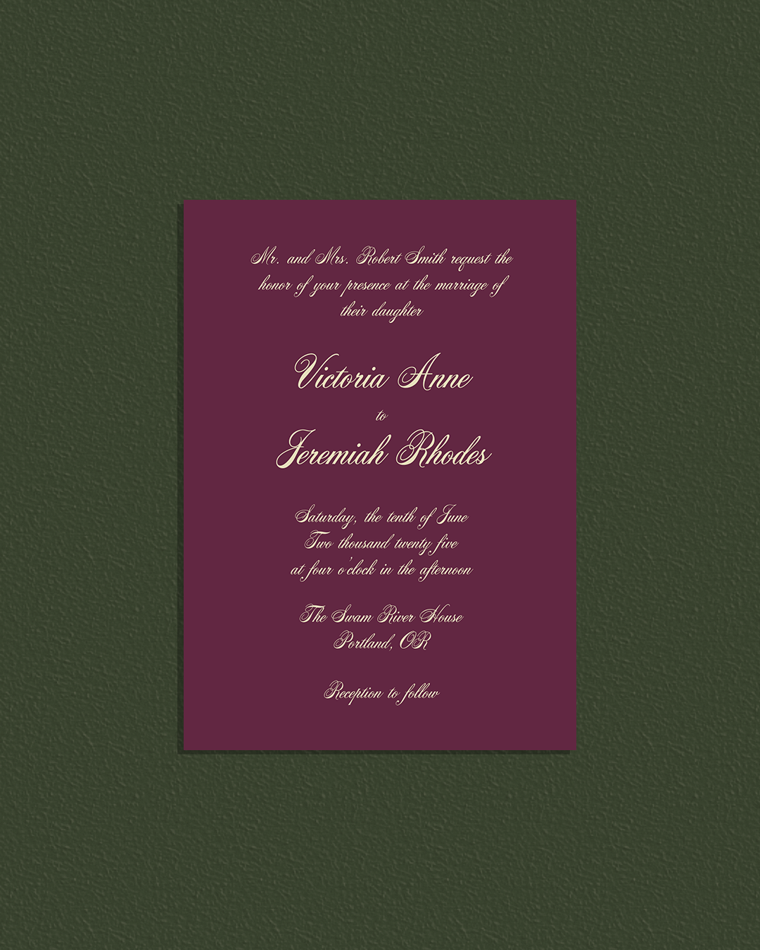 Amaranth & Velvet Suite