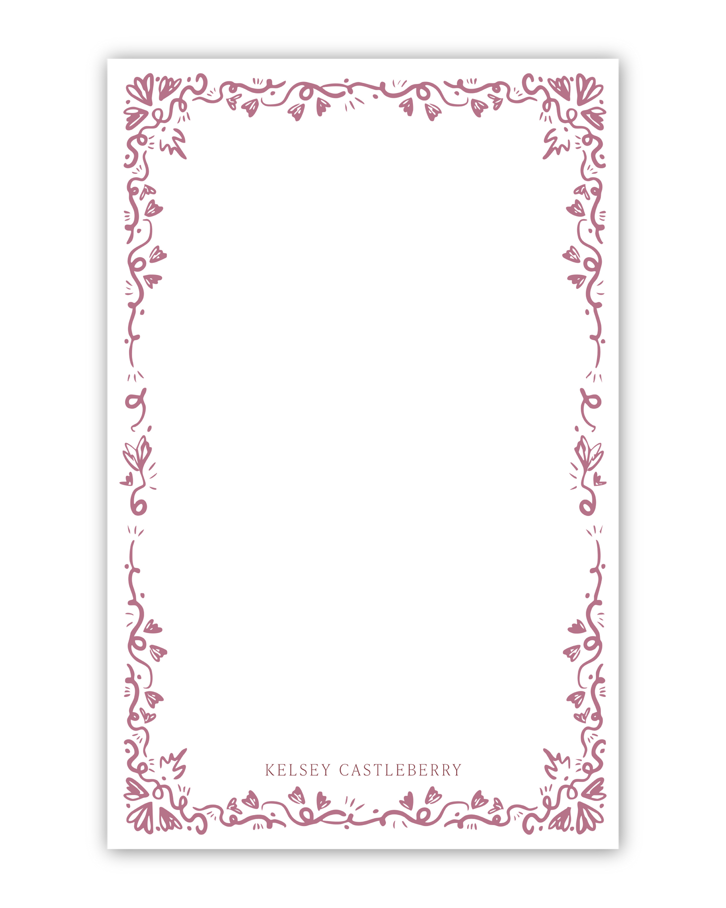 Wildflower Notepad