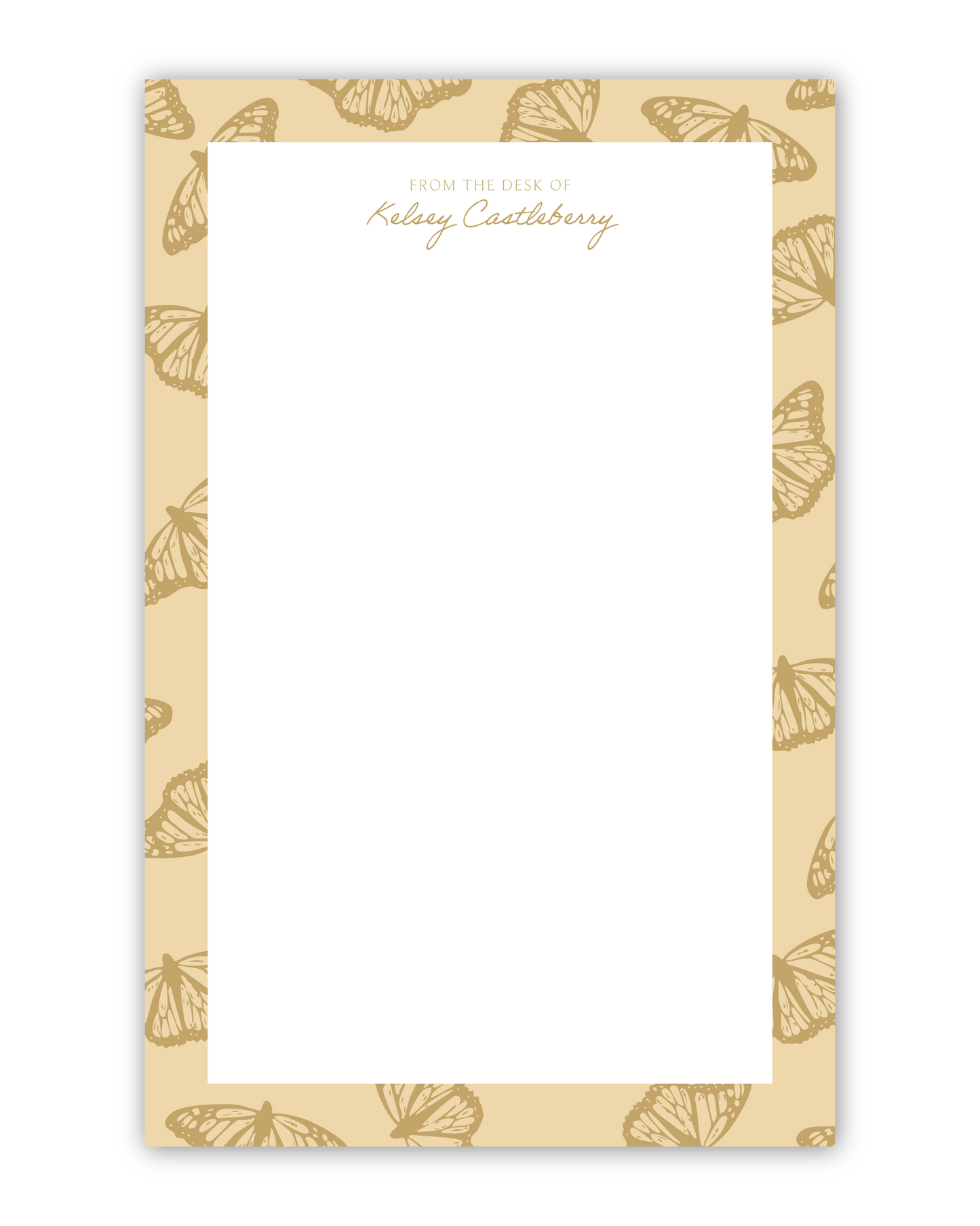 Butterfly Garden Notepad