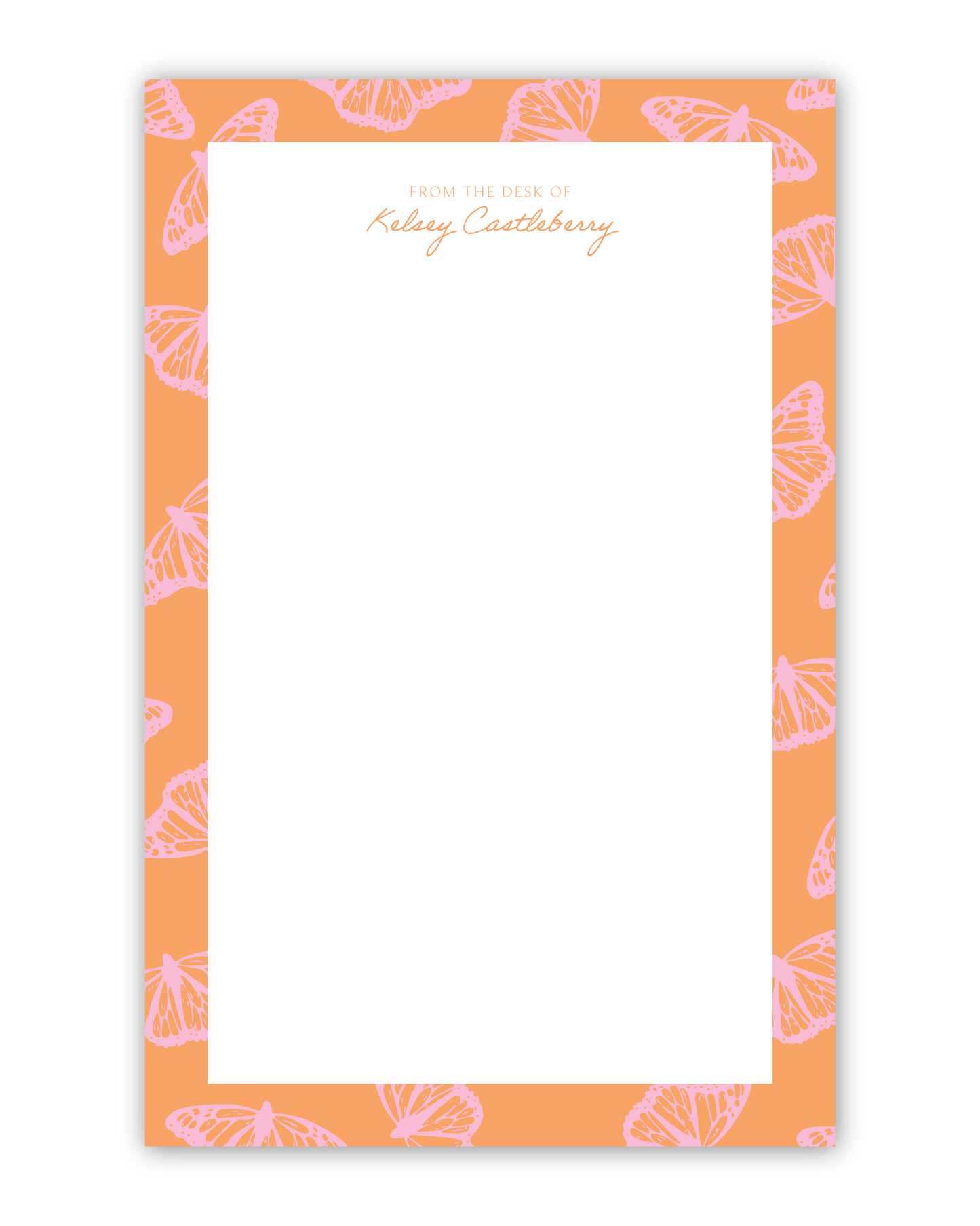 Butterfly Garden Notepad