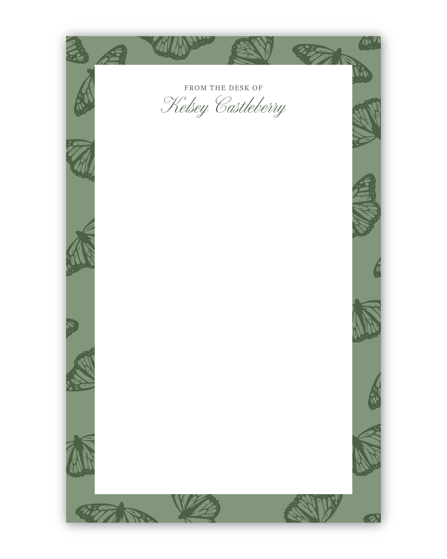 Butterfly Garden Notepad