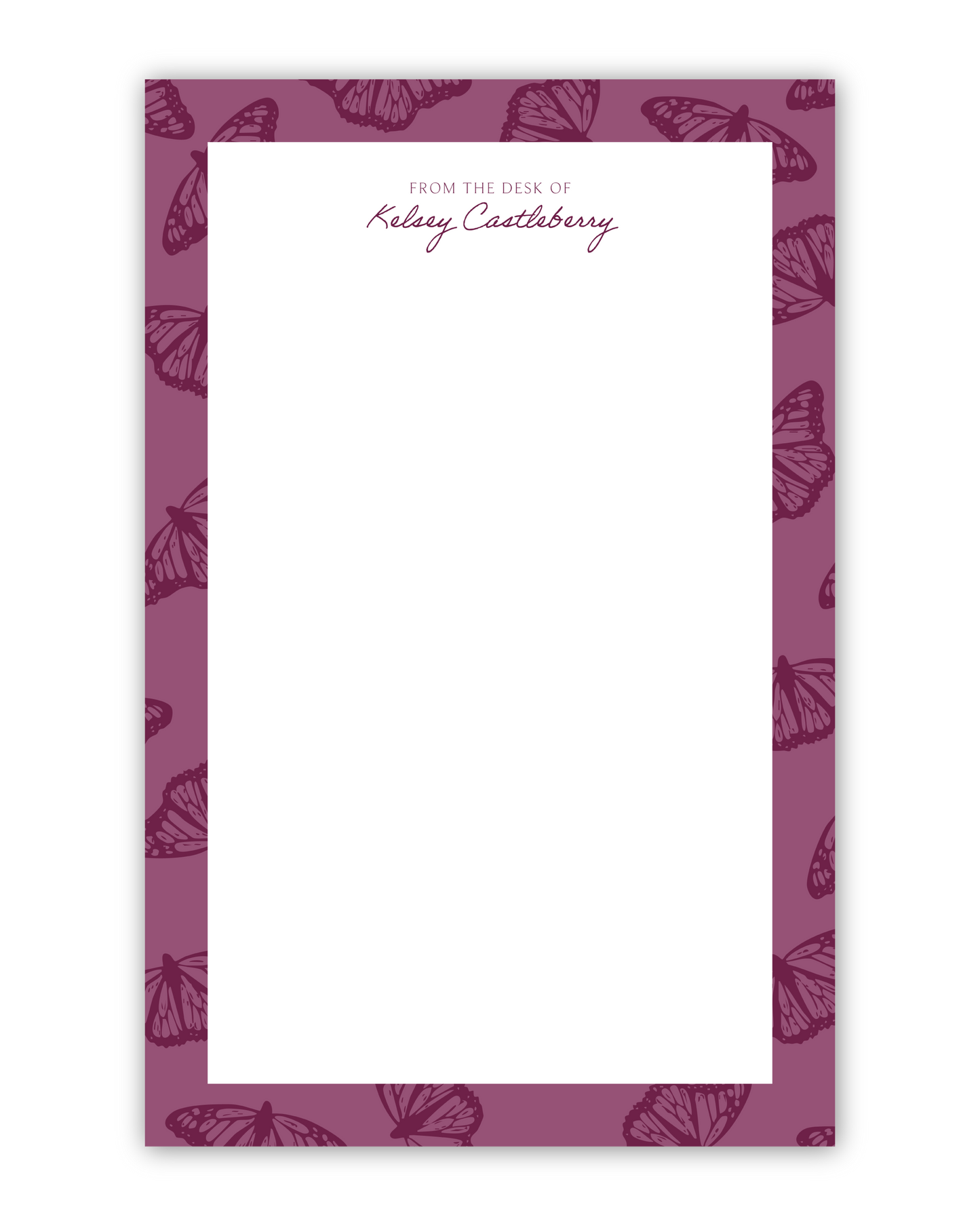 Butterfly Garden Notepad