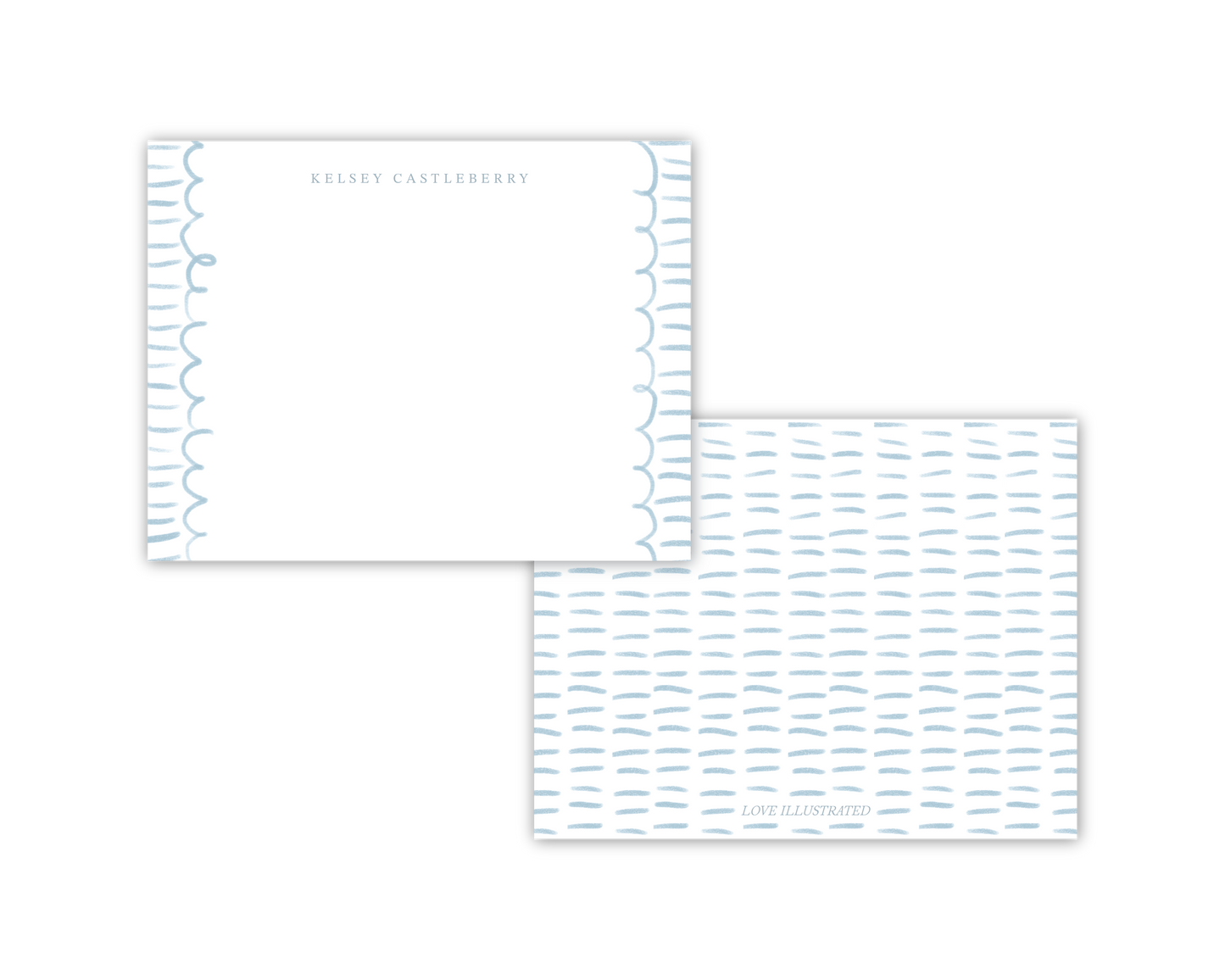 Whimsical Dashes Notecards