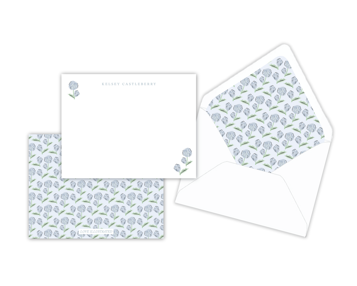 Hydrangea Blooms Notecards