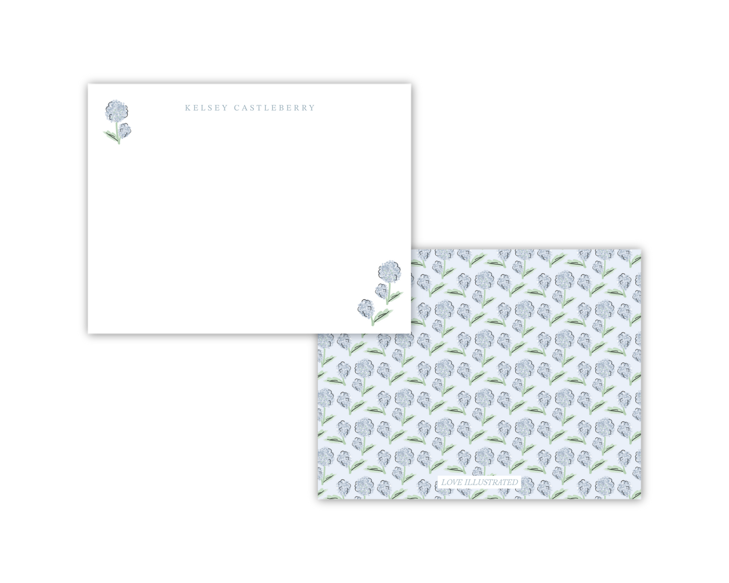 Hydrangea Blooms Notecards
