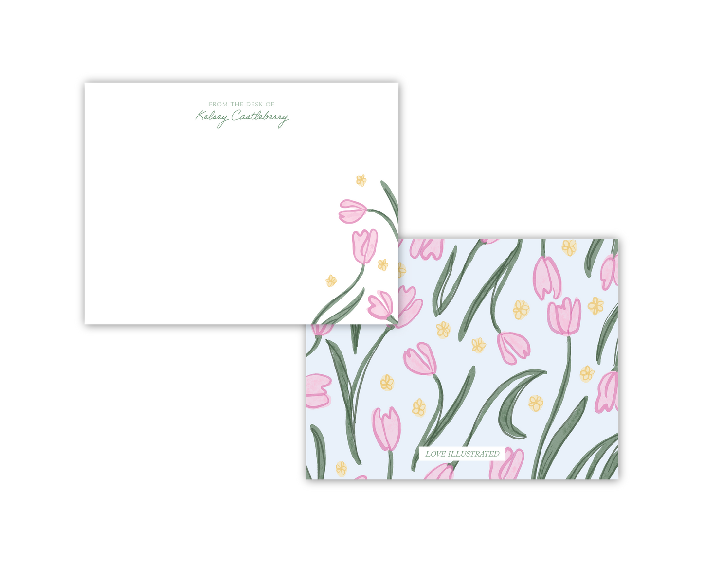 Tulip Field Notecards