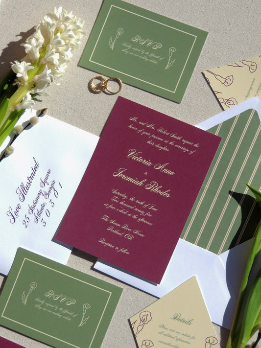 Semi-Custom Amaranth & Velvet Suite