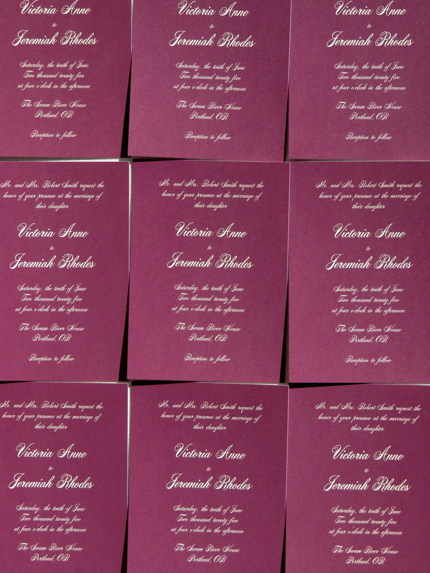 Semi-Custom Amaranth & Velvet Suite