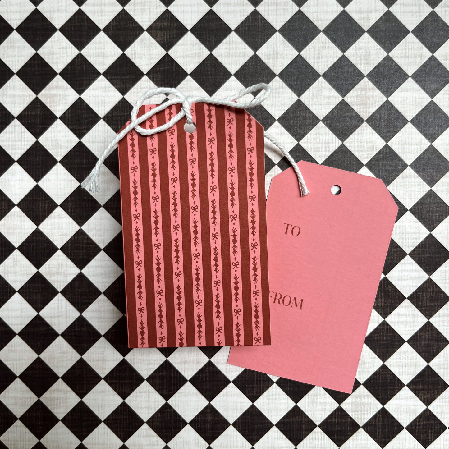 Pink Gift Tag