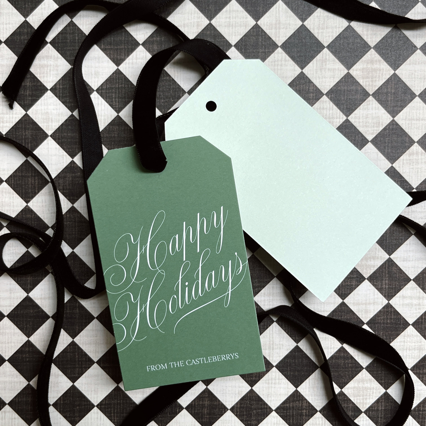 Happy Holidays Gift Tag