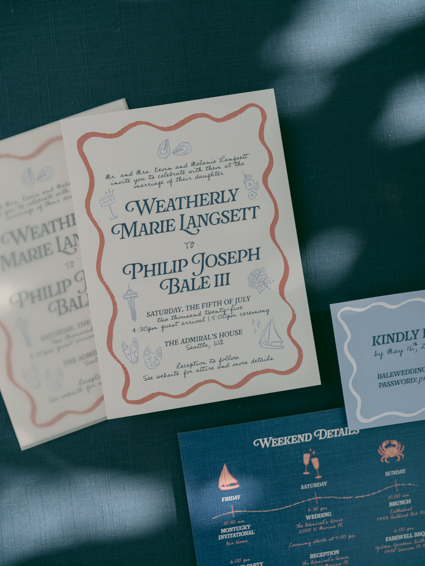 Custom Wedding Invitation Suite