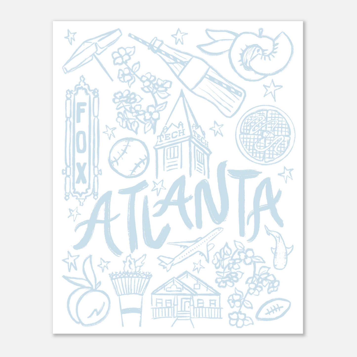Iconic Atlanta Print