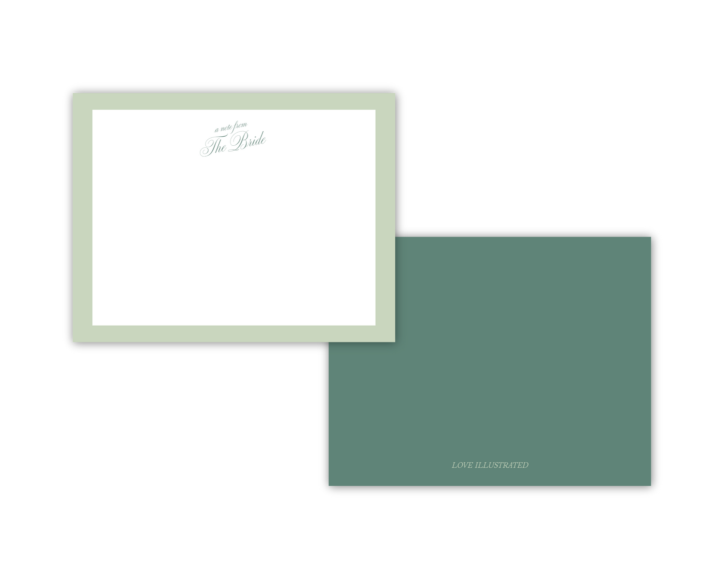 Bridal Sweetheart Notecards
