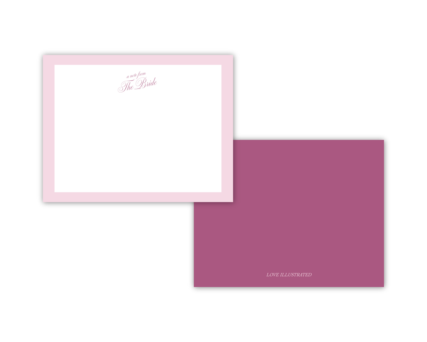 Bridal Sweetheart Notecards