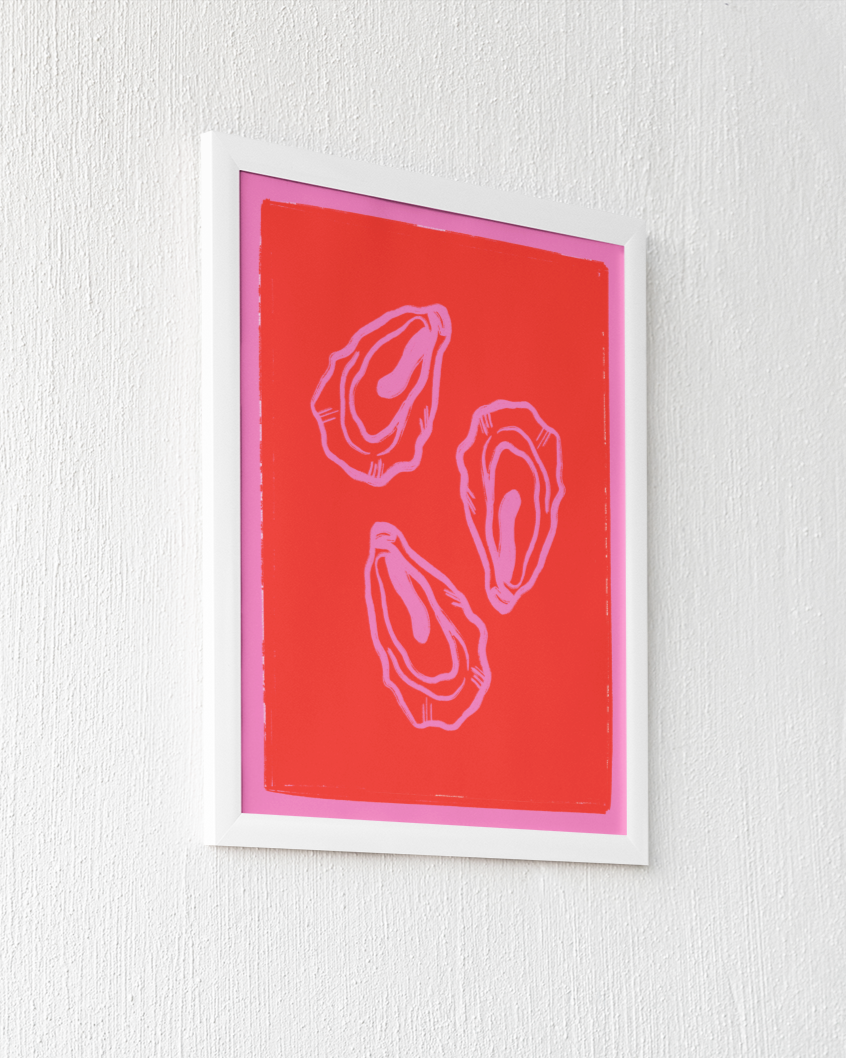 Happy Oysters Print