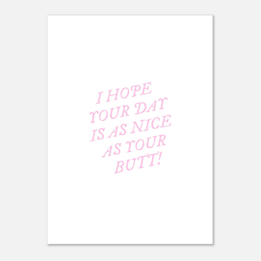 Nice Butt Print